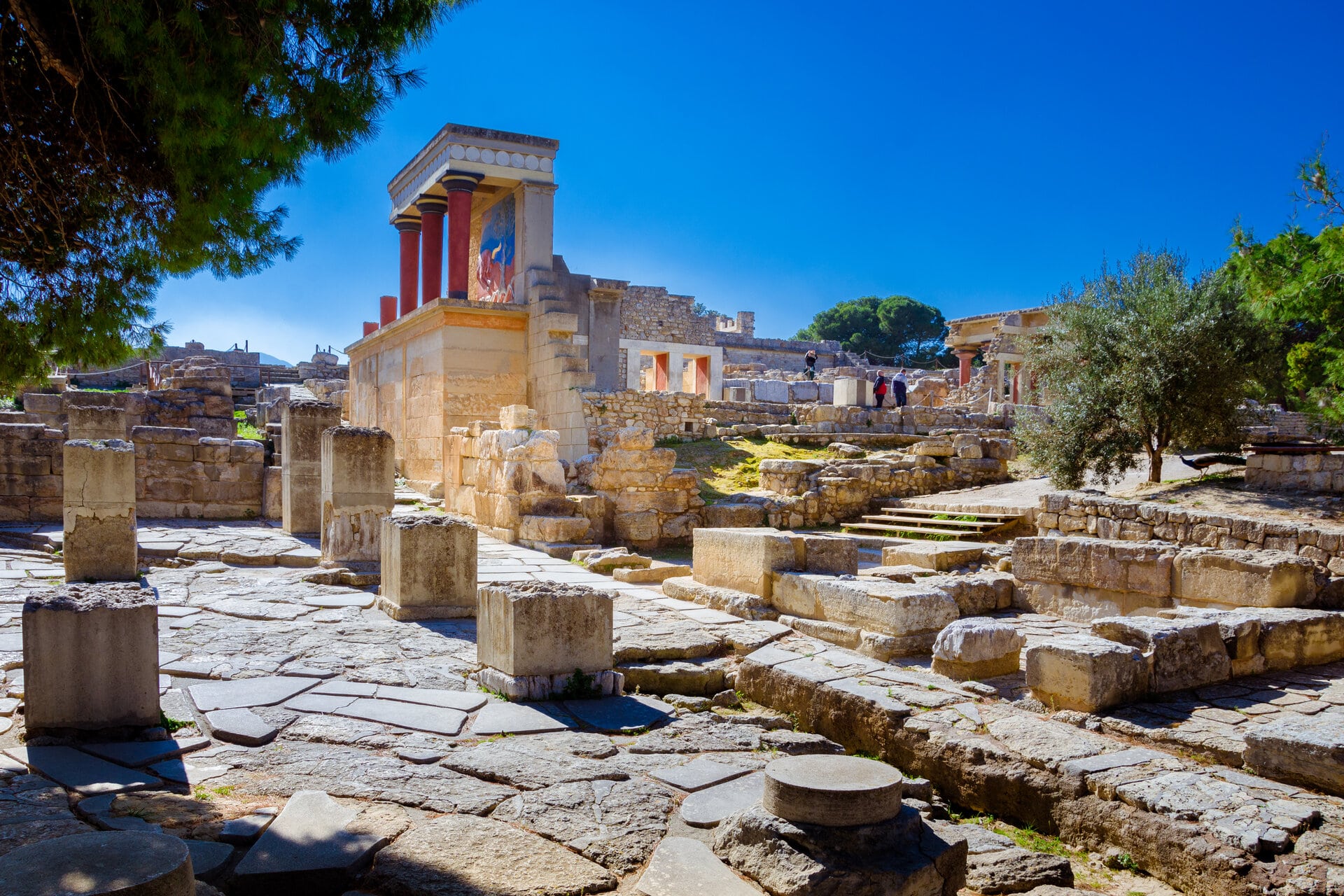 Palace of Knossos Archaeological - Crete Greece - Copy